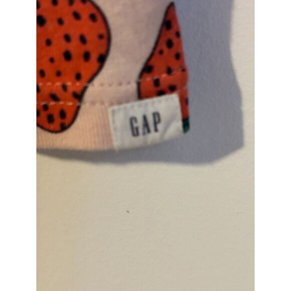 Kids Strawberry Print Long Sleeve Top  Gap  Organic Cotton  Size 2 Years - Picture 4 of 6